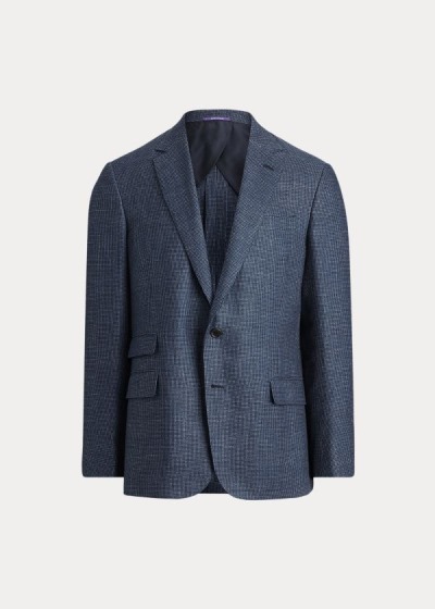 Ralph Lauren Kent Tick-Weave Blazer Herre Danmark (TADUM1072)